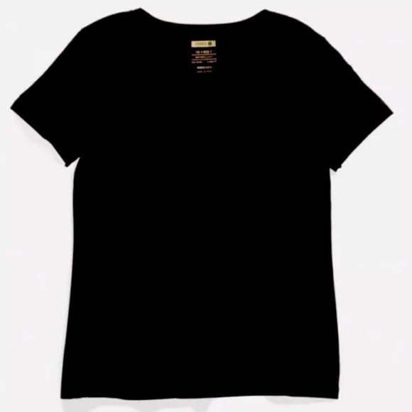 NEW Stance Womens BLACK V Neck VNeck T-Shirt Soft Pima Cotton SMALL S & MEDIUM M - Picture 2 of 4